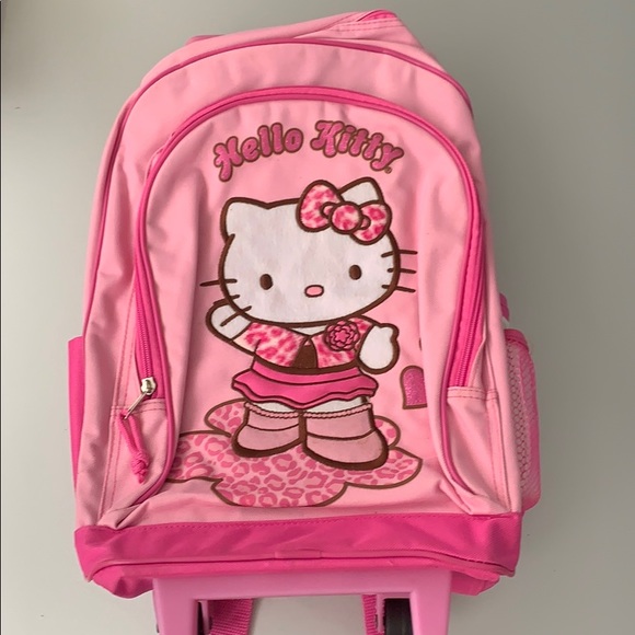 hello kitty backpack with wheels